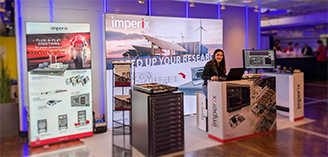 imperix-Stand auf einer Leistungselektronik-Fachmesse