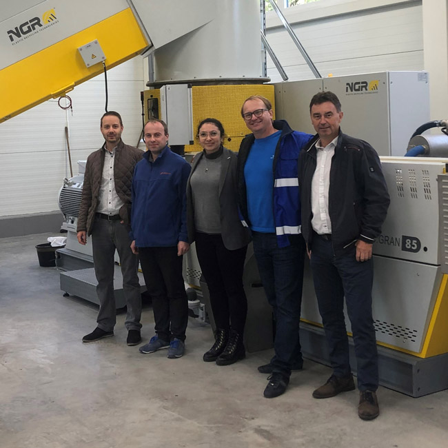 Recycling-Anlage (NGR) bei Vitalplast