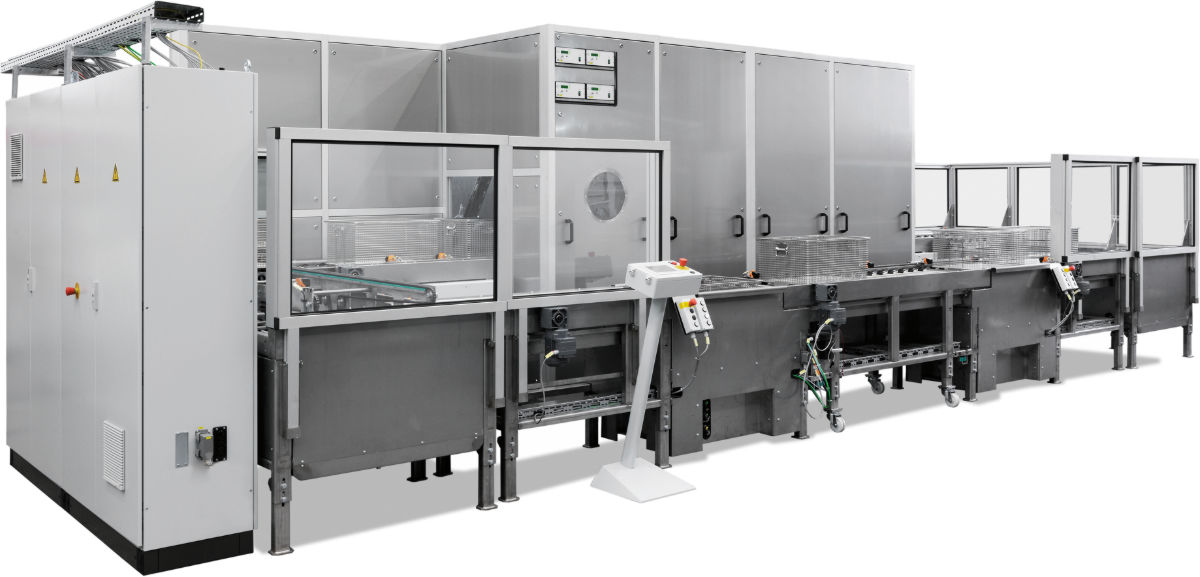 PowerJet Inline mit Kreislaufautomation