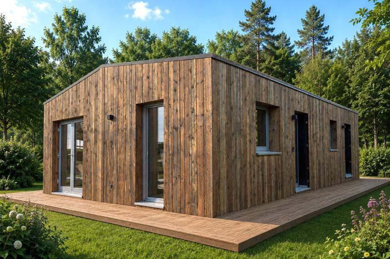 Modulhaus mit Garten