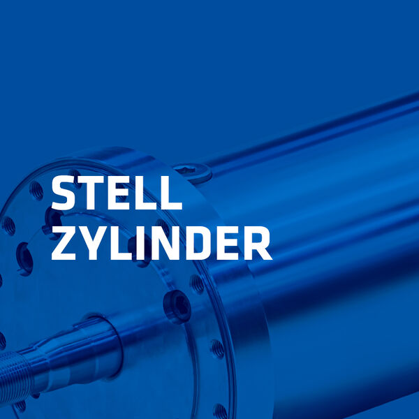 Stellzylinder für Dampfventile