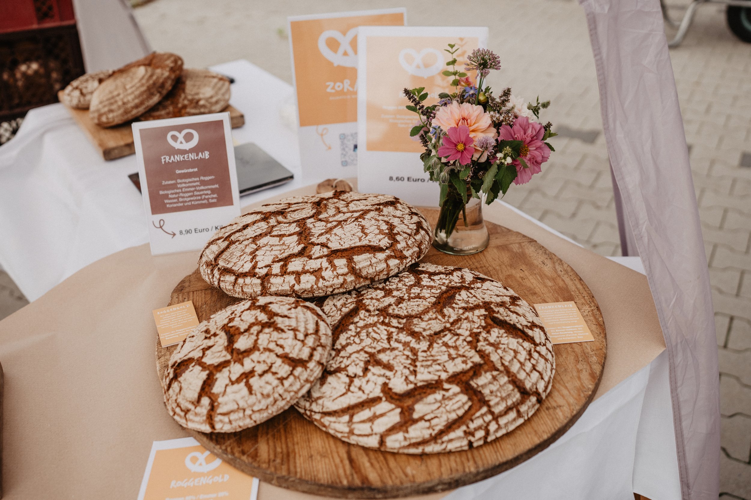 Blumenpicknick beim Biohof Mertens Wiesbrock