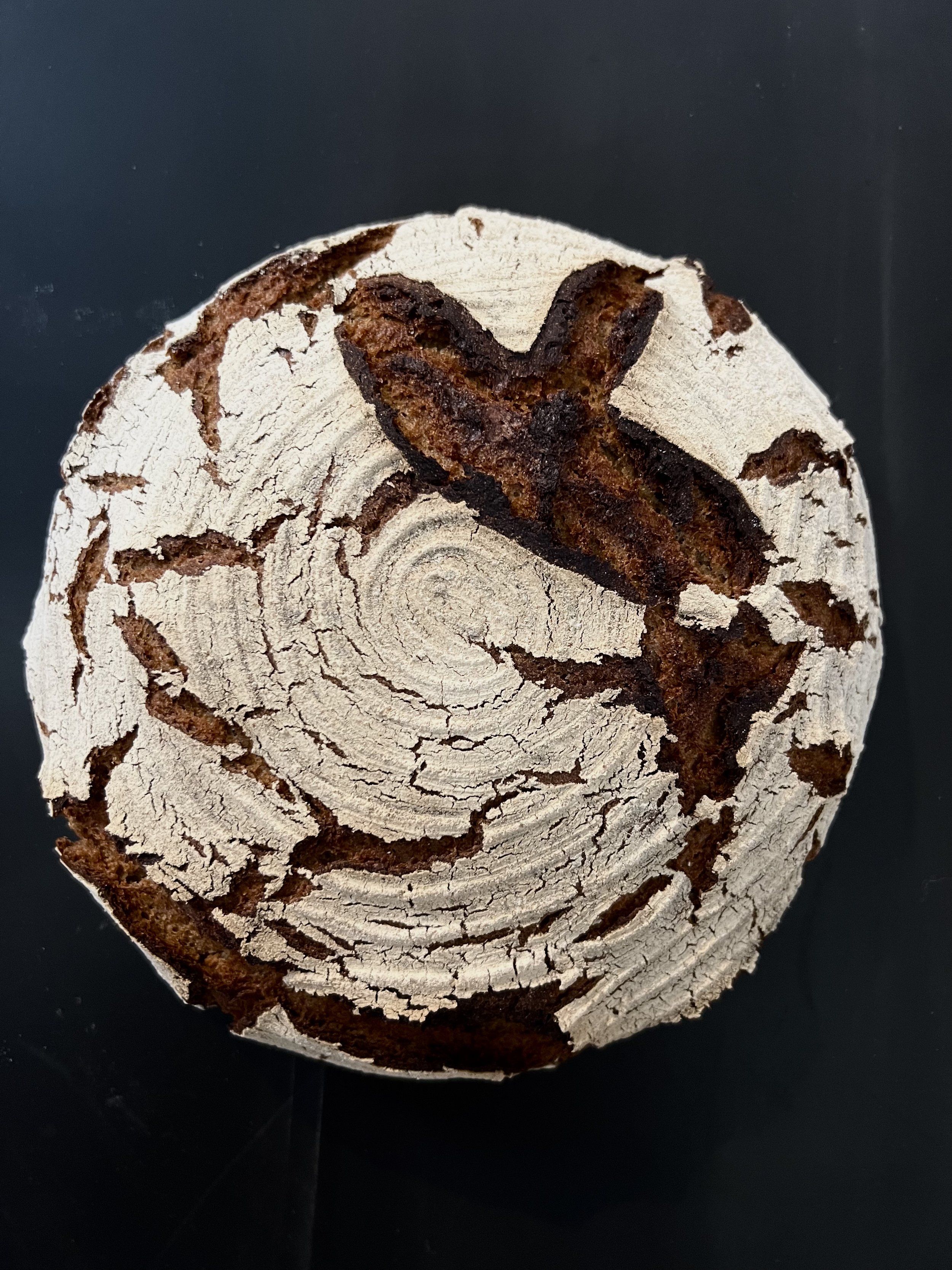 Roggenvollkorn-Emmervollkorn-Brot
