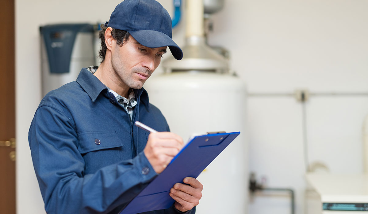 Servicetechniker im Einsatz
