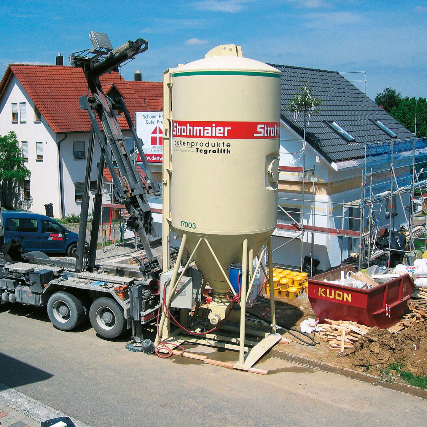 Trockenbaustoffe in Silo und Sack