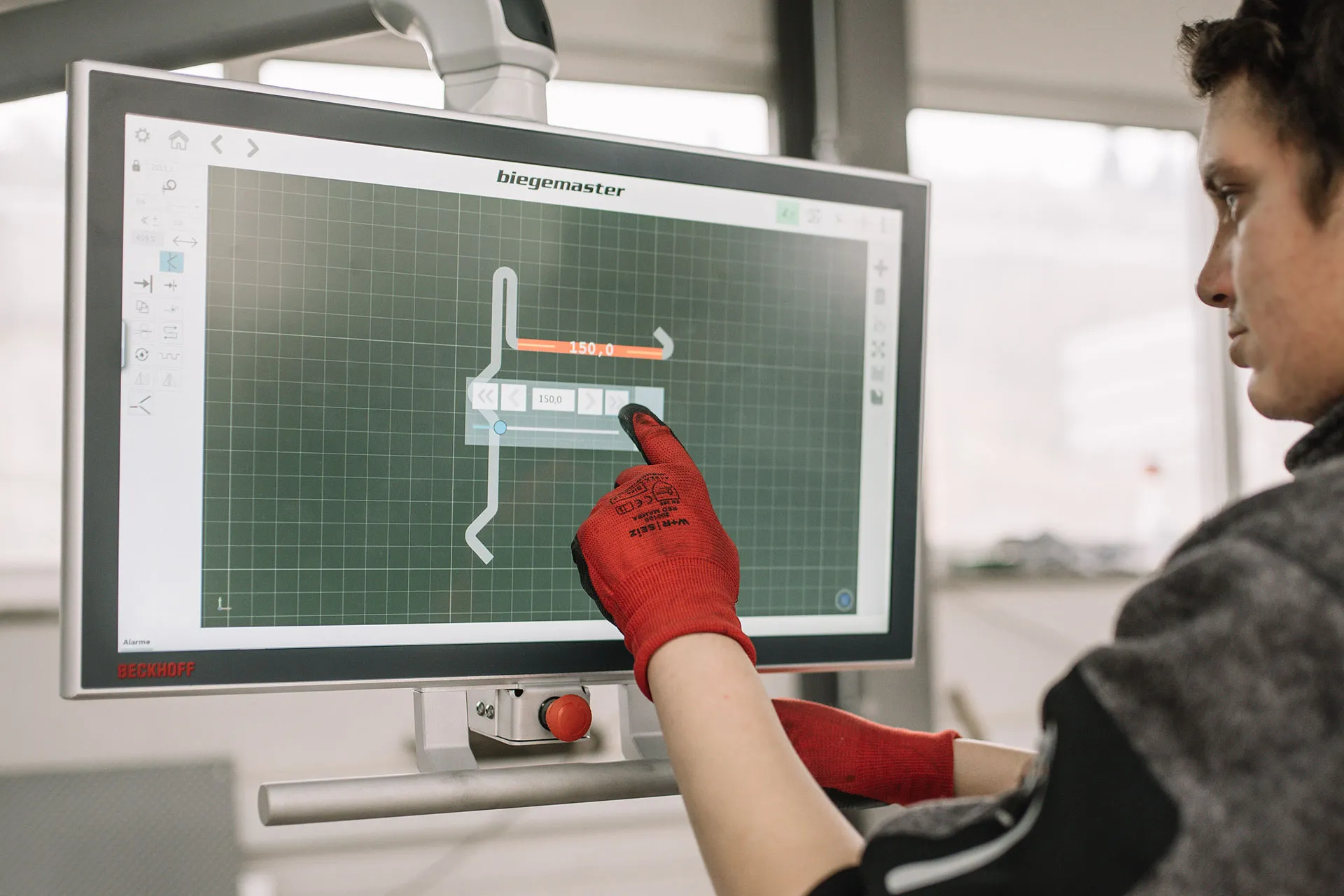 BMS Multi-Touch-Steuerung