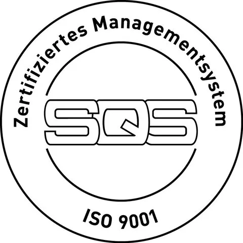 ISO-9001-Zertifikat (SQS)