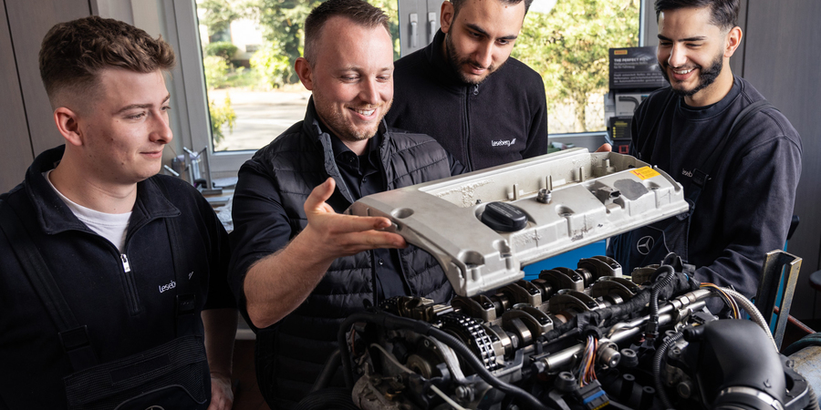 Motor-Modell in der Lern-Werkstatt