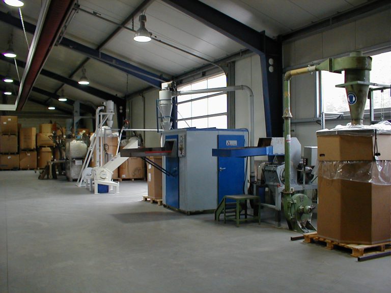 Processed production waste