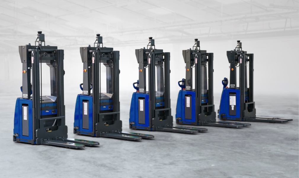 Global AGV – fahrerloses Transportsystem für Palettentransporte