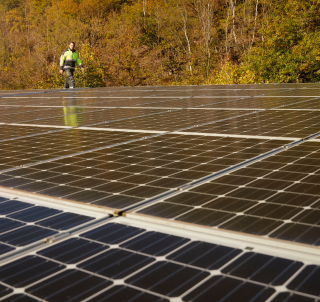 Solaranlagen am Werksgelände
