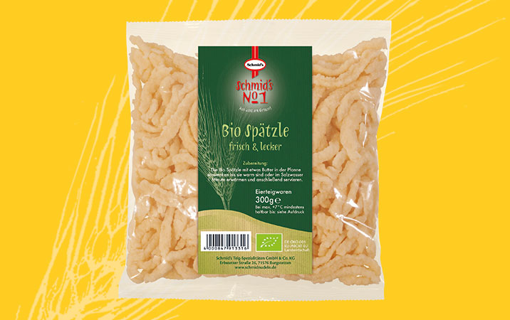 Frische Bio Spätzle