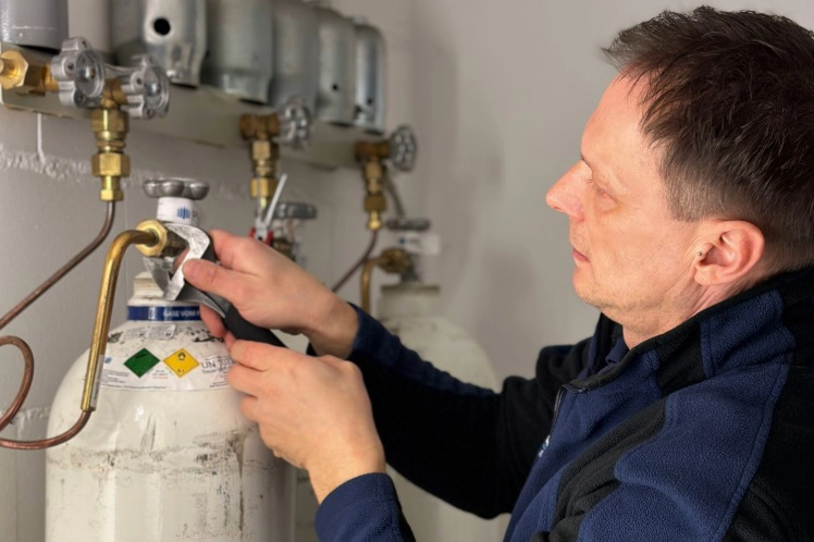 Funktionsweise einer medizinischen Gasanlage