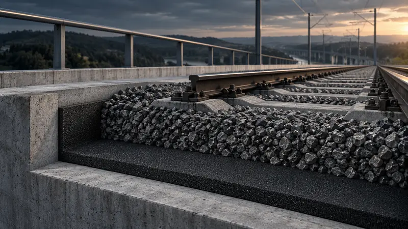 Vibrationsdämpfende Gummilösungen für Schienenverkehr
