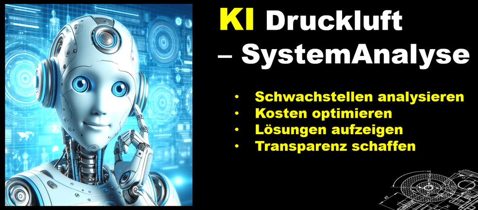 KI-unterstützte Druckluftsystemanalyse