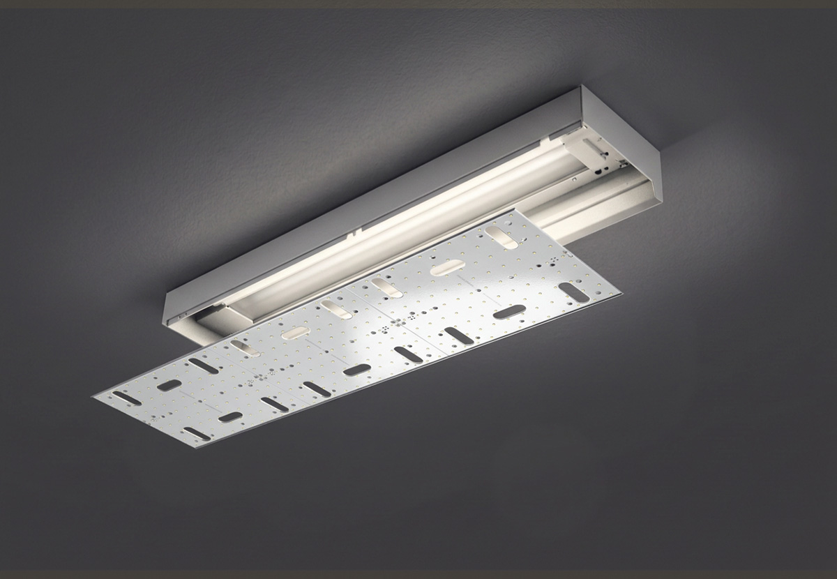 LED-Deckenleuchte mit LED-Profil