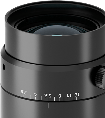 Compact C-Mount-Objektiv (Detailschnitt)