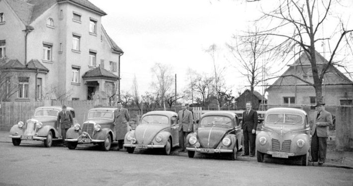 Der Außendienst vor ca. 70 Jahren