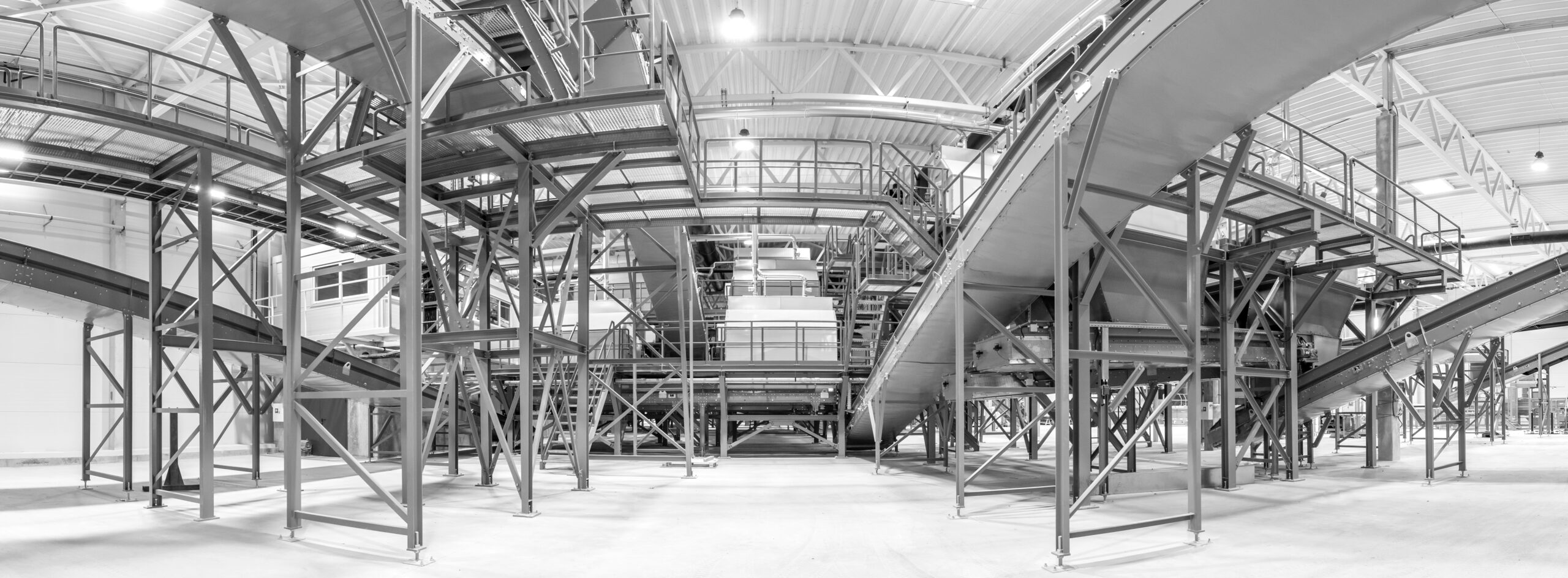 Recycling- und Fördertechnik im Einsatz