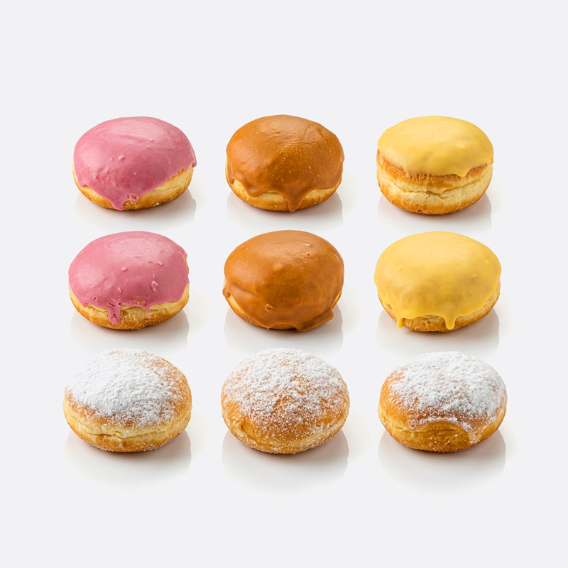 Mini Berliners, 9 pieces