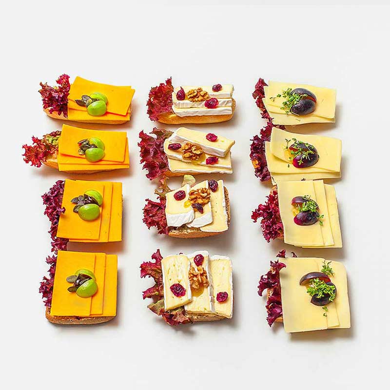 Meeting Platter F with assorted filled half rolls