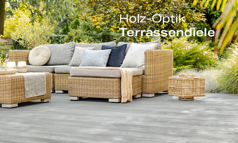 Terrassendiele Holz-Look
