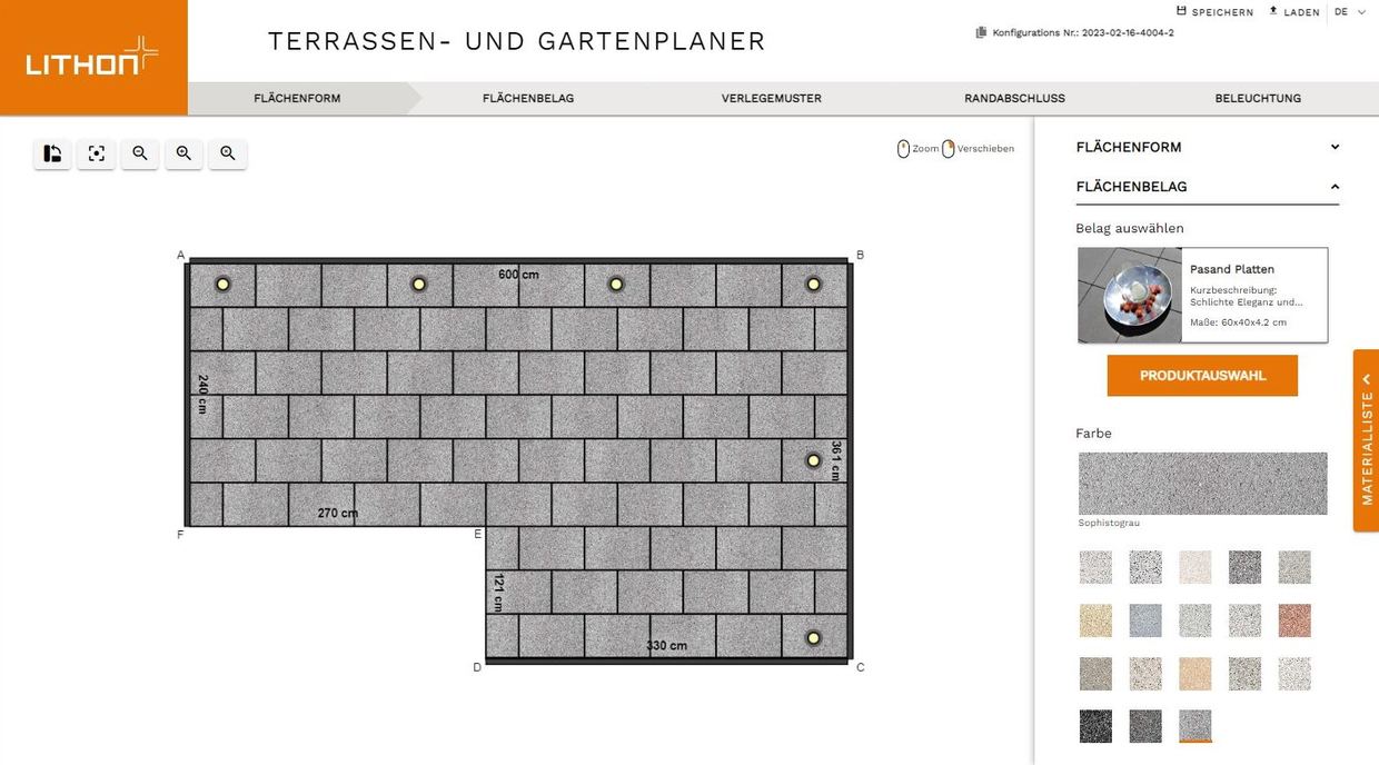 Terrassen- und Gartenplaner – digitales Planungstool