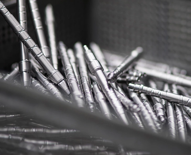Precision shafts and rotational parts