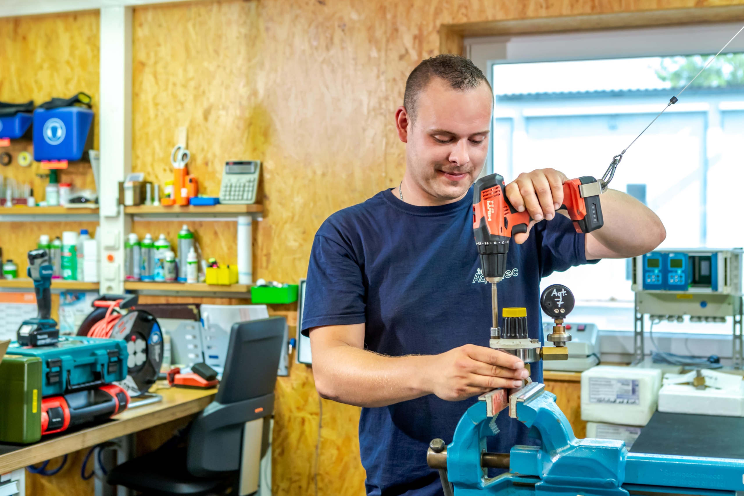Techniker bei der Arbeit