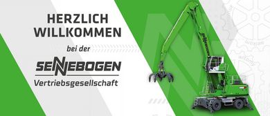 Willkommensheader SENNEBOGEN Vertriebsgesellschaft