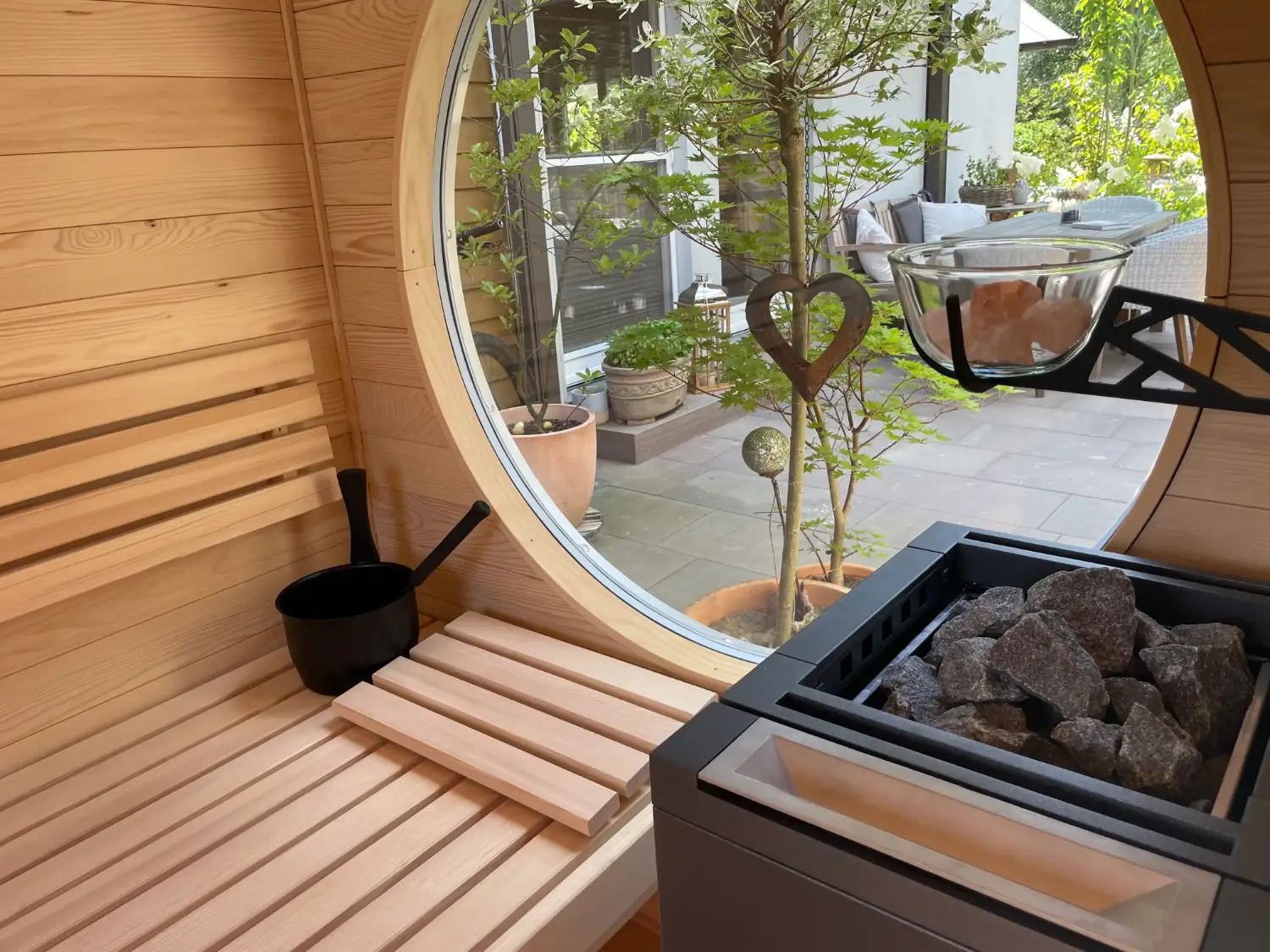 Sauna Kubus – Gartensauna