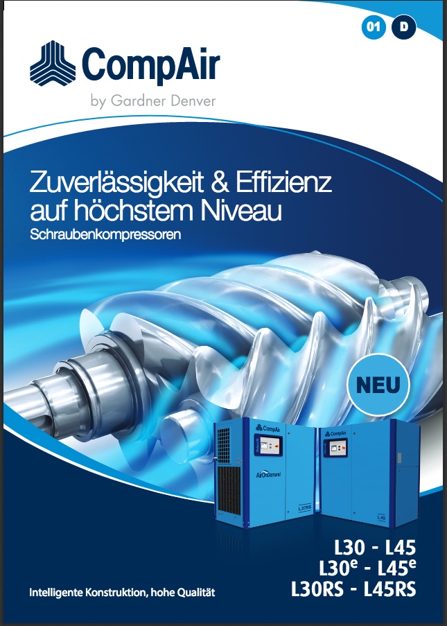 Schraubenkompressoren CompAir L30 bis L45 RS