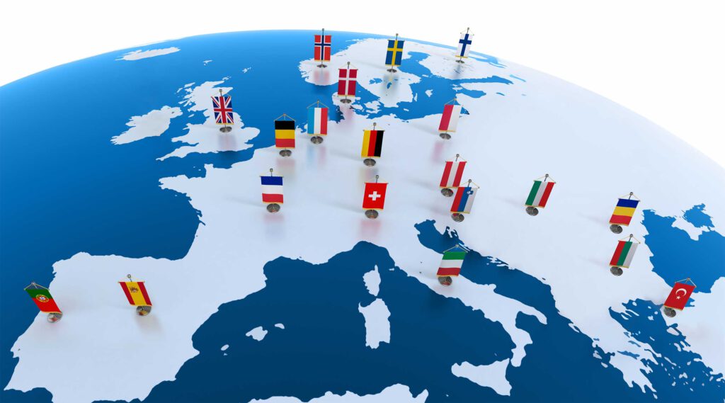 Vertriebsnetz Europa