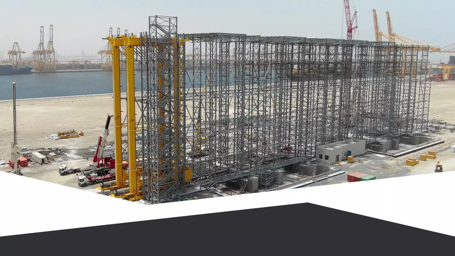 Bauphase der BOXBAY-Anlage in Dubai