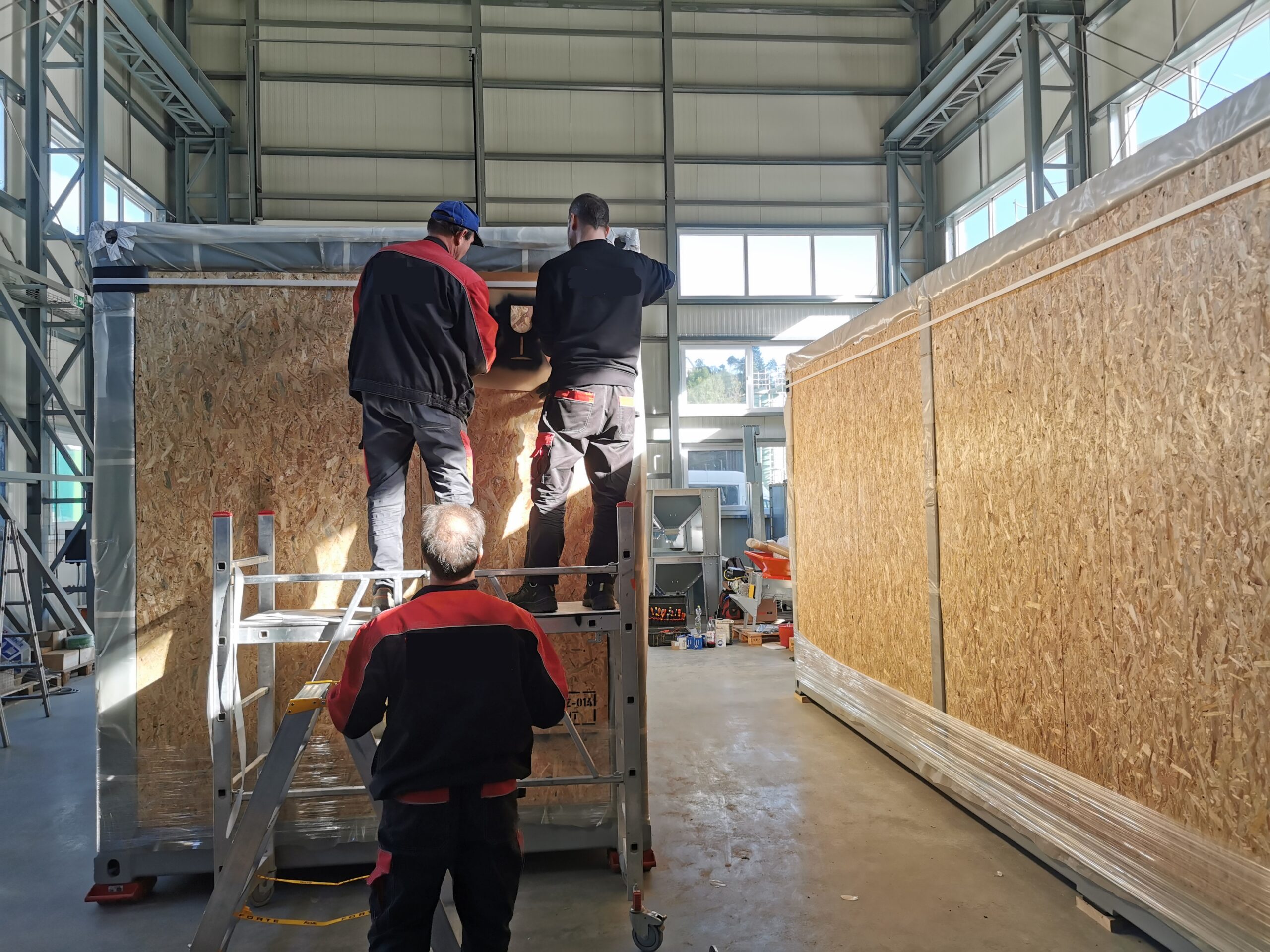 Montage einer CMS-Anlage