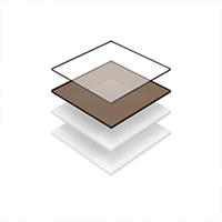 Polycarbonat-/Makrolon®-Scheibe