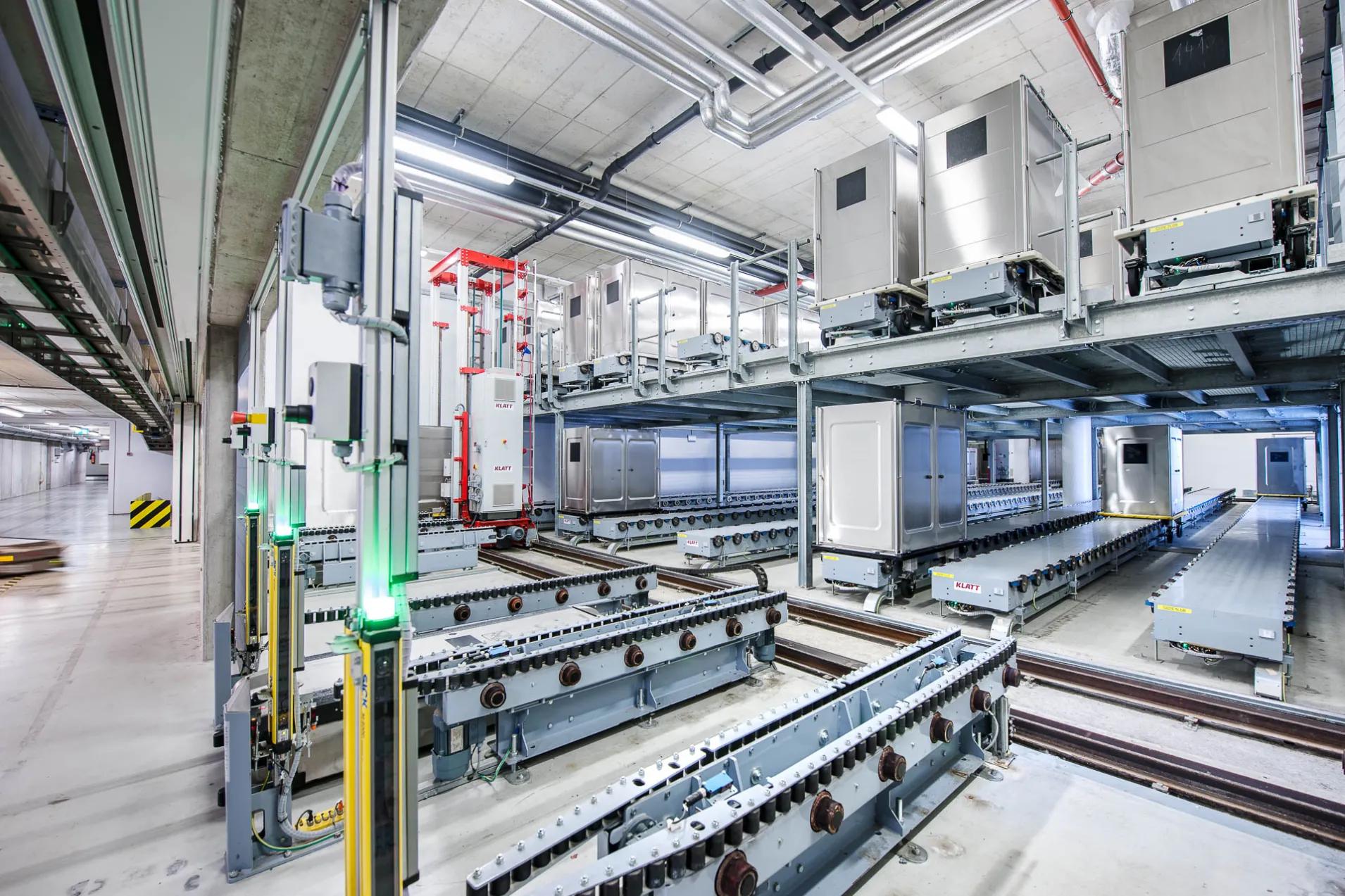 Containerfördertechnik LKH Klagenfurt