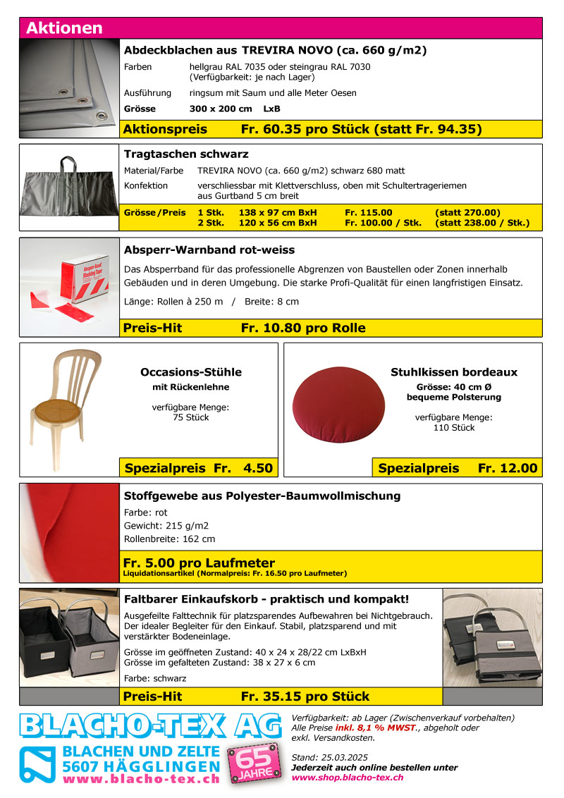 Aktuelle Sonderangebote