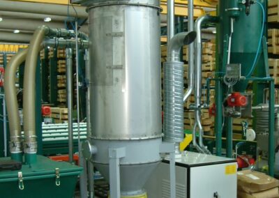 Absauganlage für Späne mit Emulsionsabscheidung