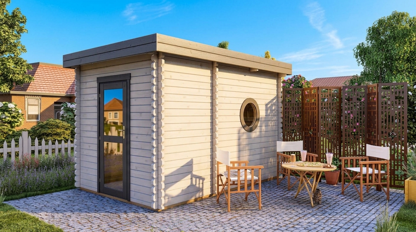 Gartensauna 45 mm NWH Helsinki 45001
