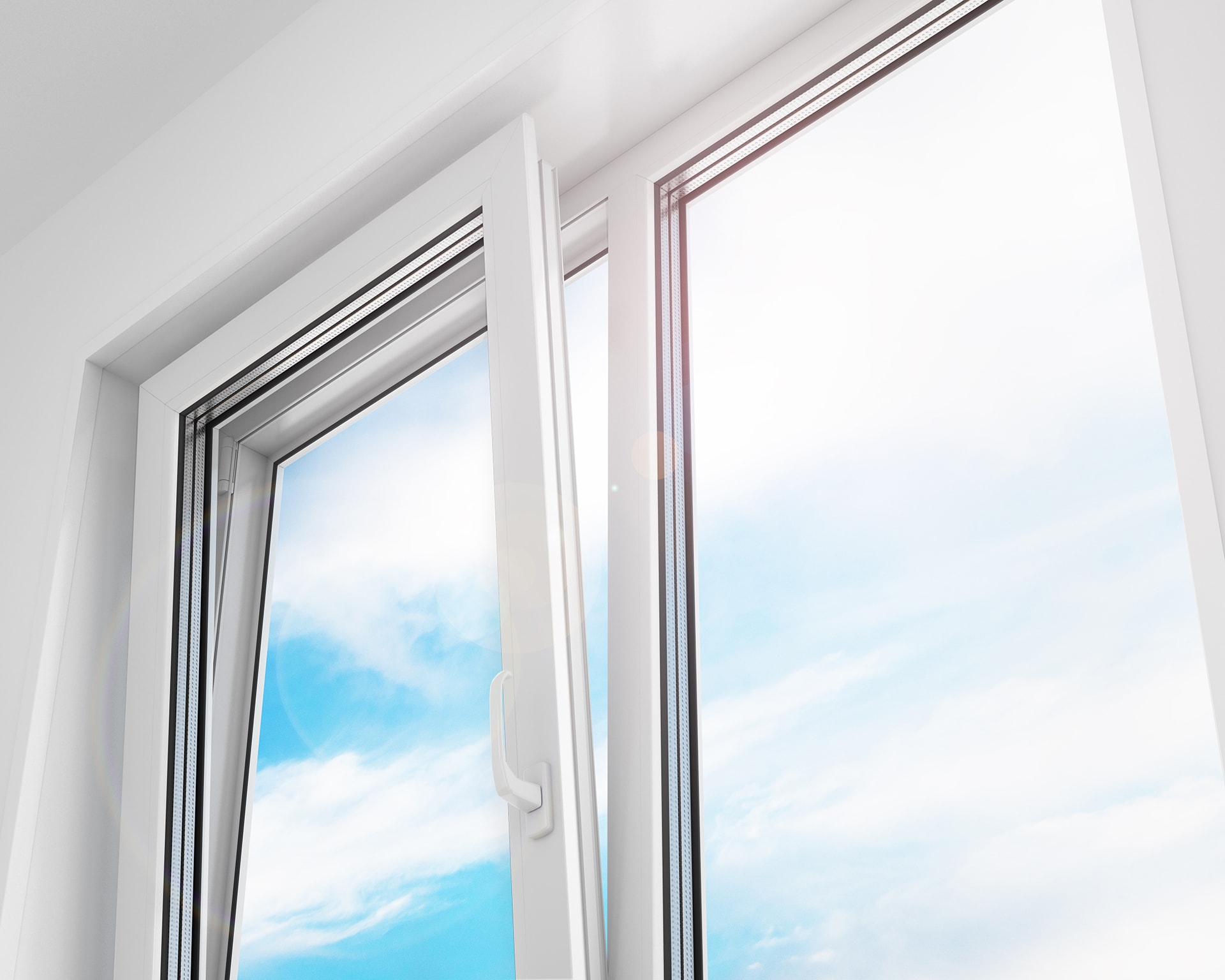 Schönungspigmente zur Nuancierung weißer Fensterprofile