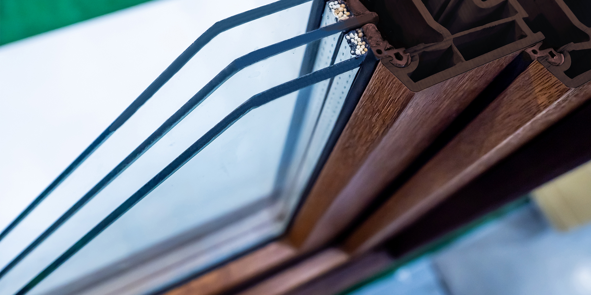 PVC-Fensterprofil mit Feingranulat