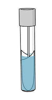 Puffer-Teströhre mit Filterstab