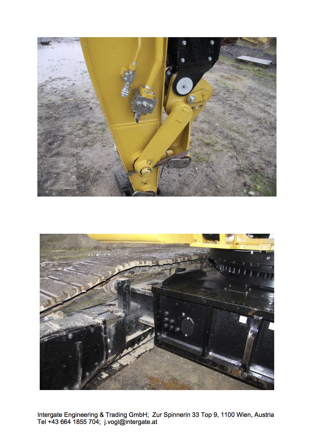 Kettenbagger Caterpillar 345 CL, Exposé