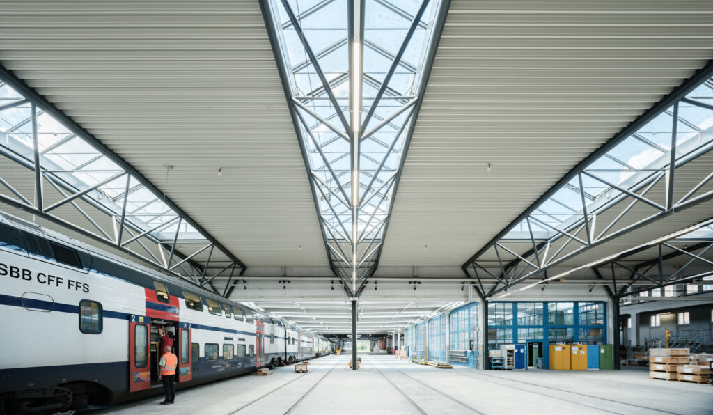 SBB Depot G – Schwarmbeleuchtung mit 95% Energieeinsparung