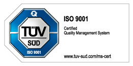 ISO-9001-Zertifizierung durch TÜV Süd