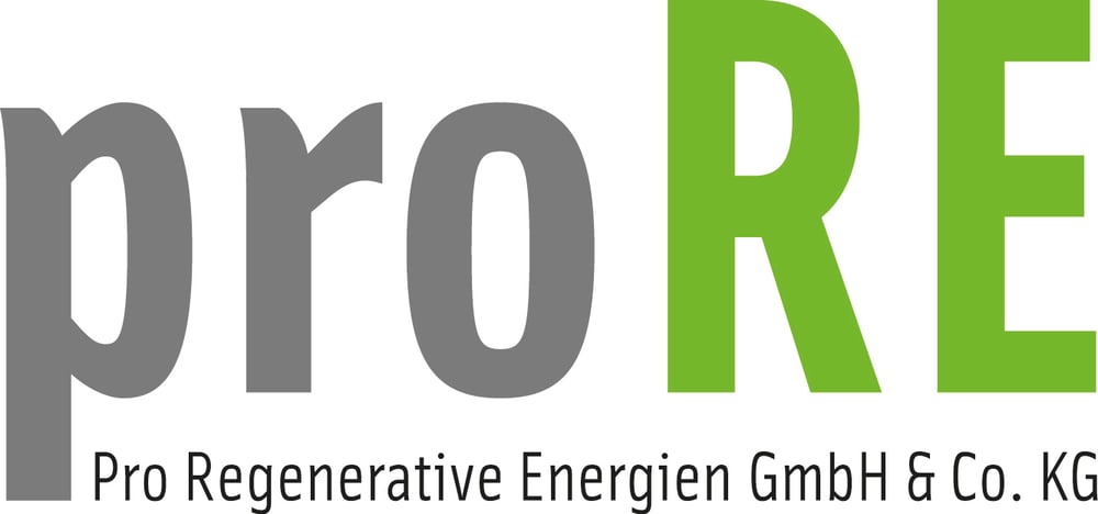 Logo proRE – Pro Regenerative Energien GmbH & Co. KG