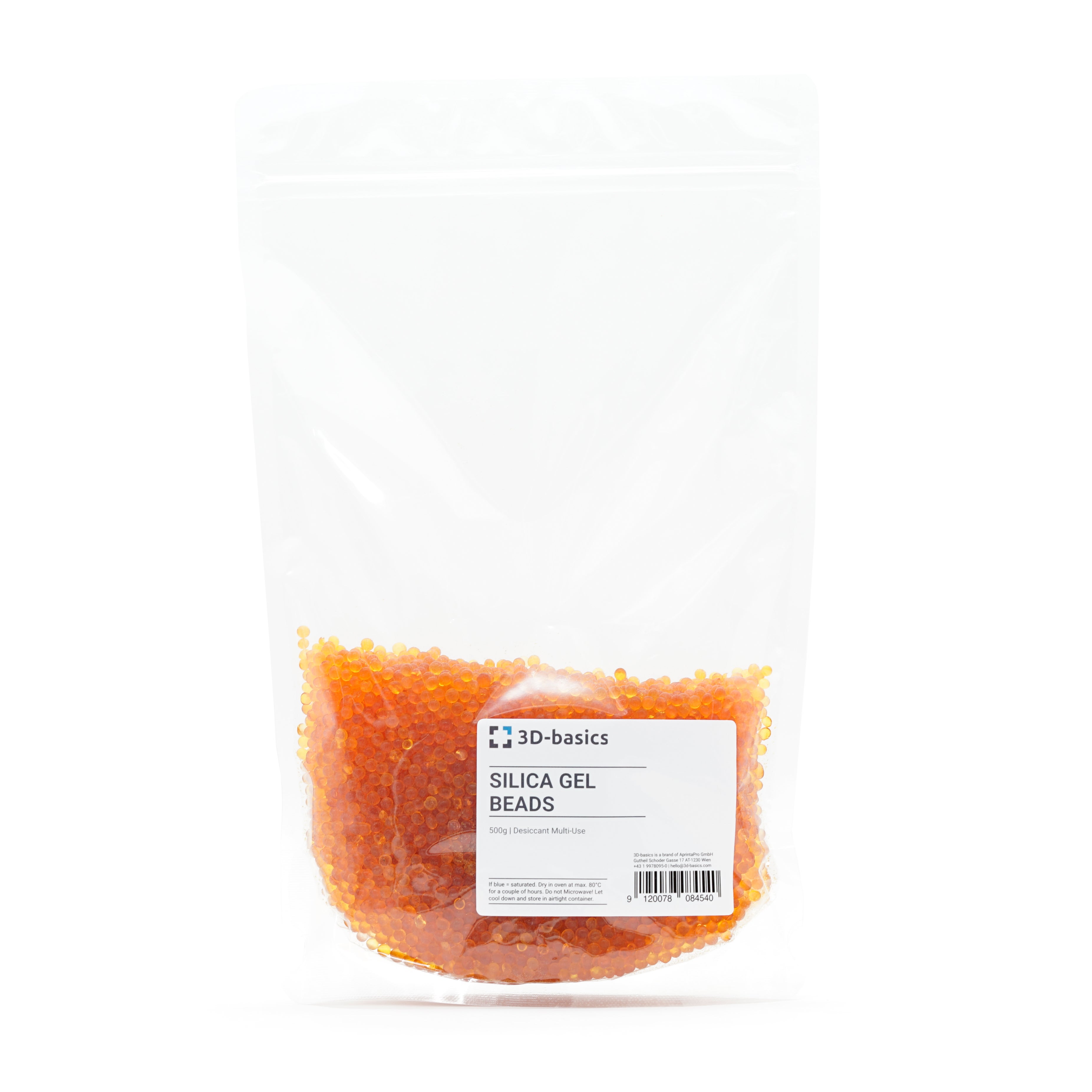 Silica Gel Beads, Multi Use, 500 g