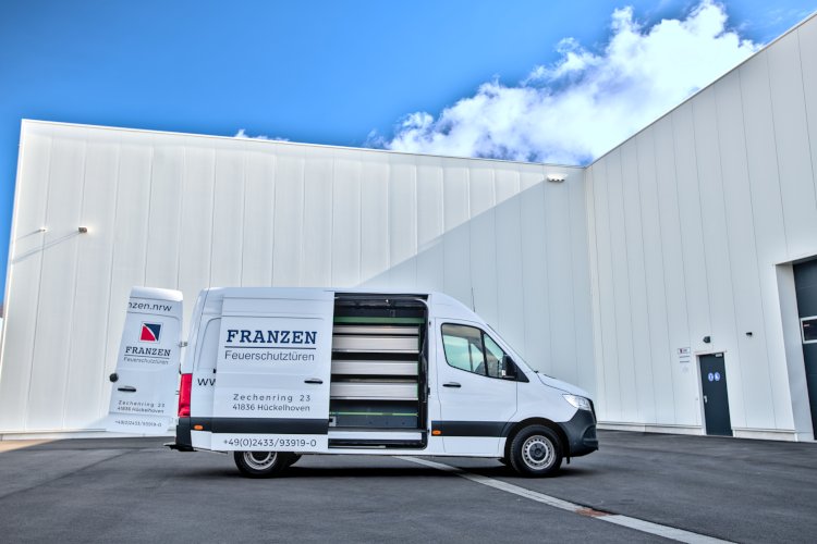 Montagefahrzeug des Franzen Montageteams