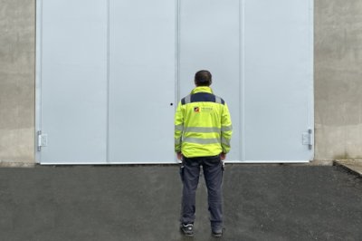 Hochsicherheitstür 5 x 5 m